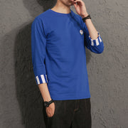 Shop Stylish Quarter Sleeve Mens Loose T-Shirt