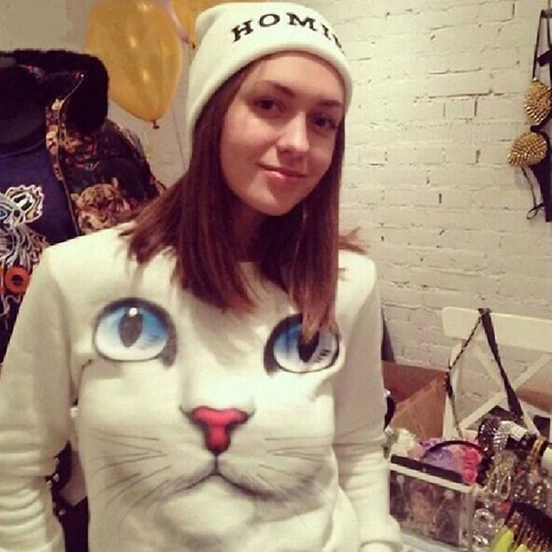 Cozy 3D Cat Face Sweatshirt Stylish Winter Cloth for Cold Weather Days
