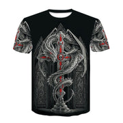 Stylish Harajuku-Inspired Mens Casual Short Sleeve
