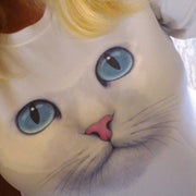 Cozy 3D Cat Face Sweatshirt Stylish Winter Cloth for Cold Weather Days